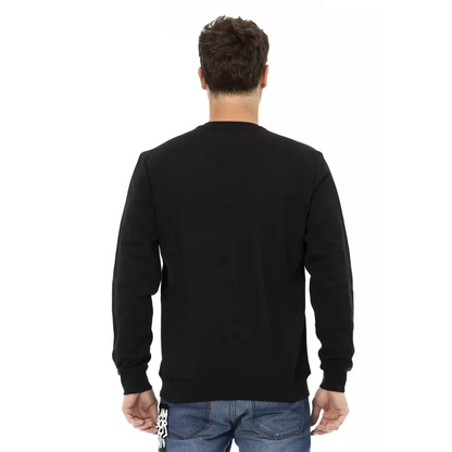 Automobili Lamborghini Black Cotton Men's Sweater