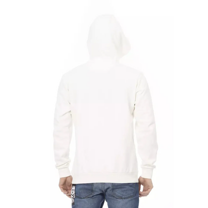 Automobili Lamborghini White Cotton Men Sweater