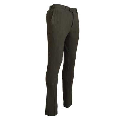 BENCIVENGA Multicolor Striped Pure Cotton Men Pants