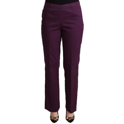 BENCIVENGA Violet High Waist Tapered Casual Pants