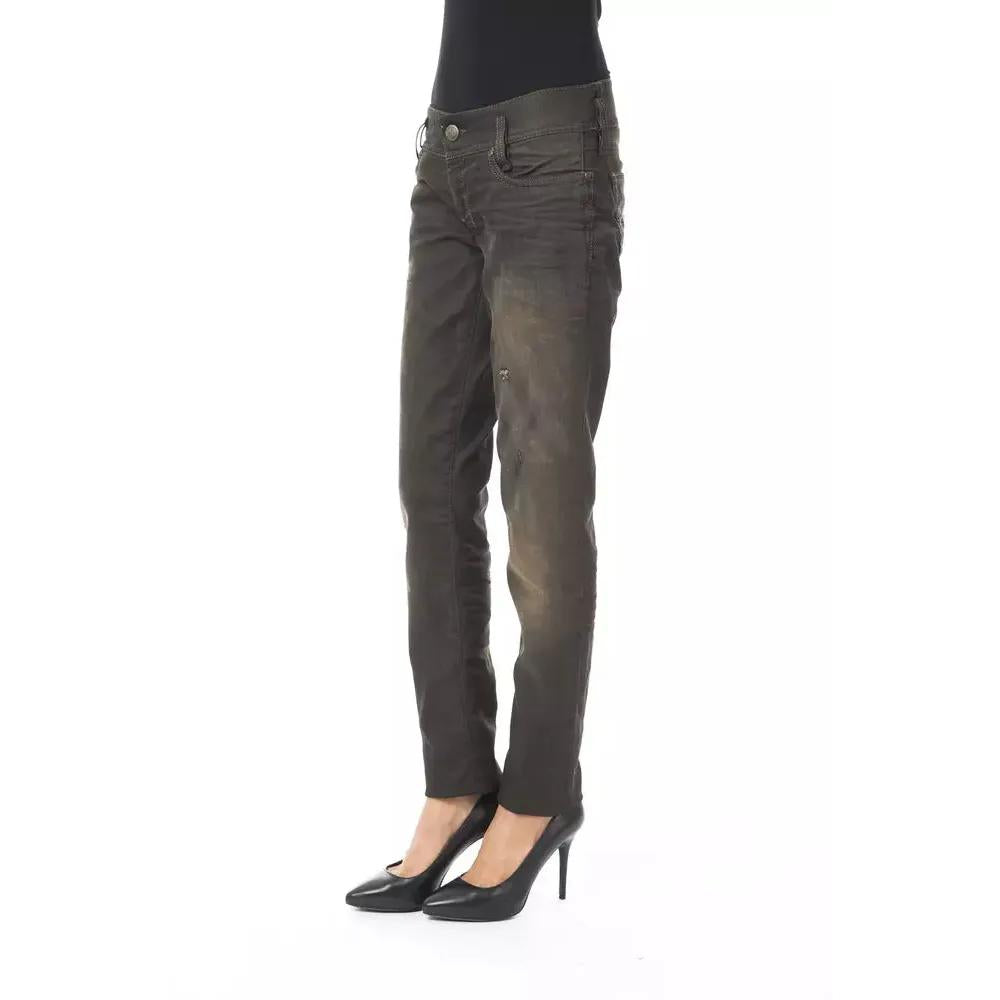 BYBLOS Black Cotton Women Jeans