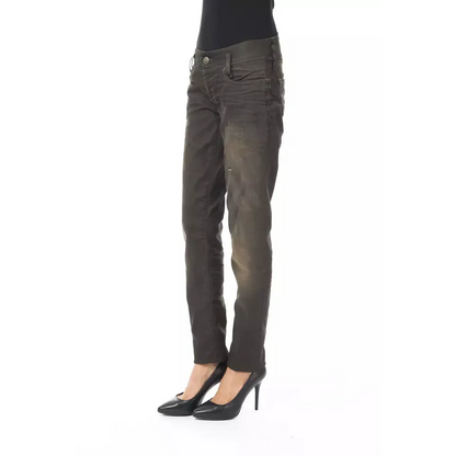 BYBLOS Black Cotton Women Jeans