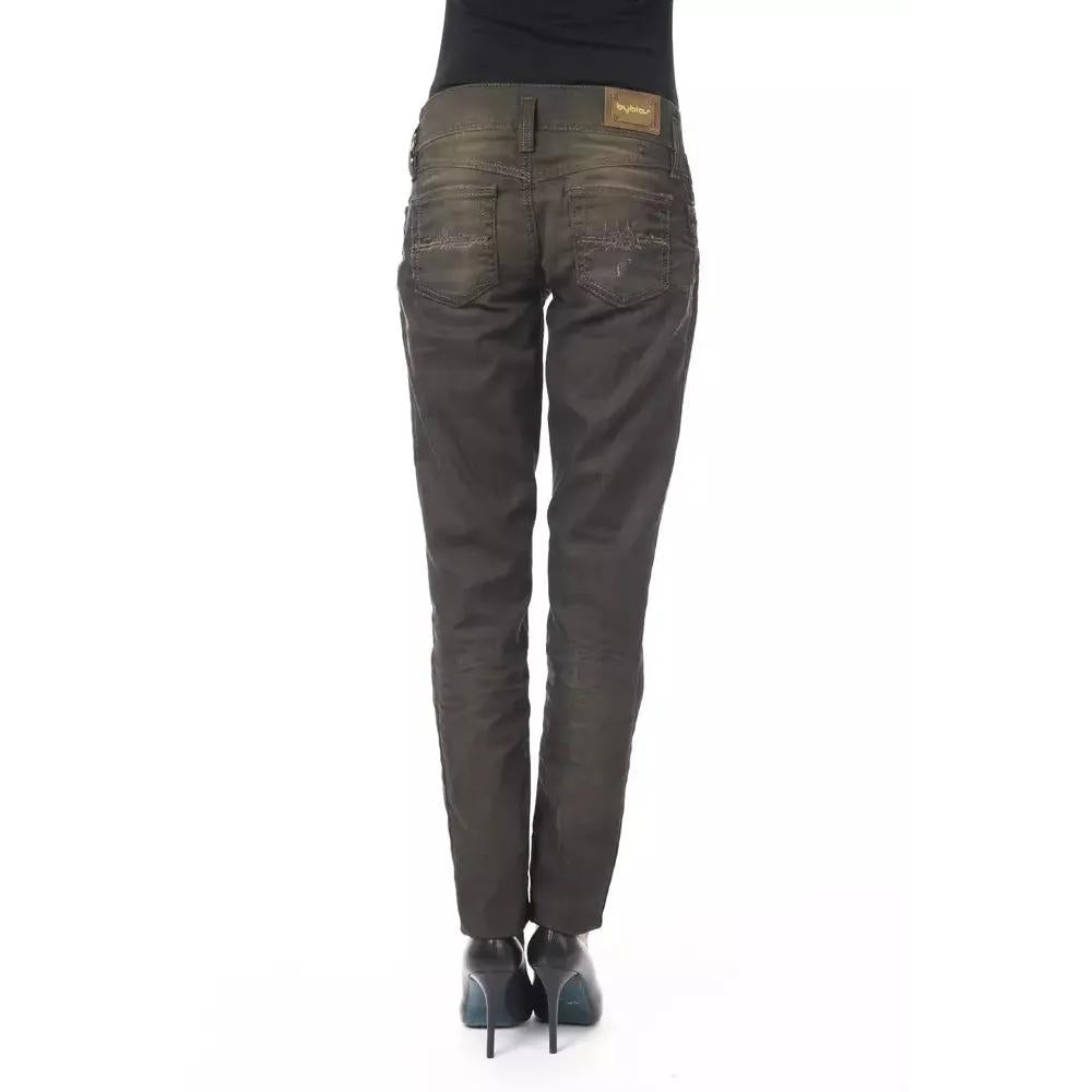 BYBLOS Black Cotton Women Jeans