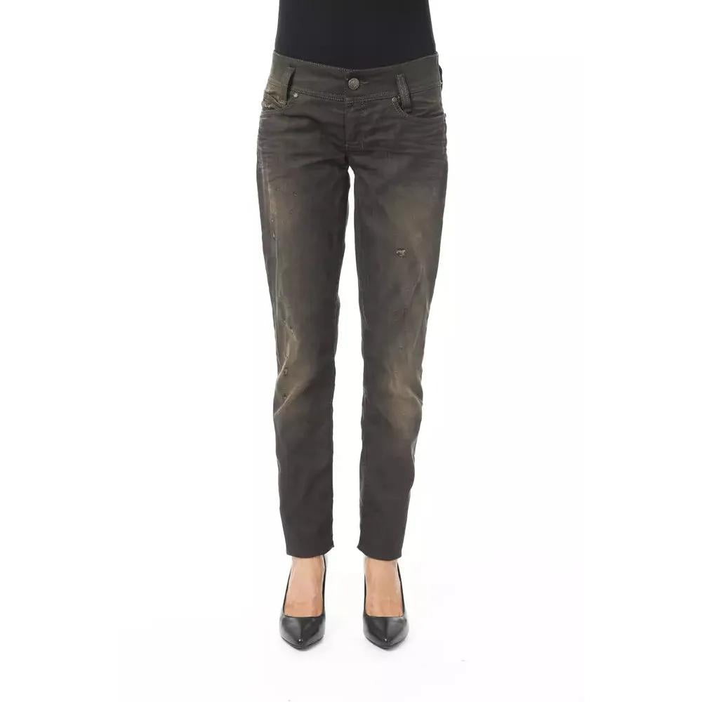 BYBLOS Black Cotton Women Jeans