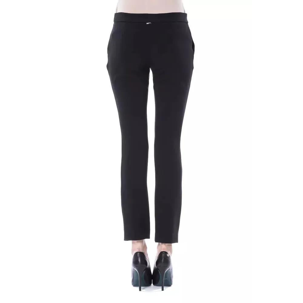 BYBLOS Black Polyester Women Pants