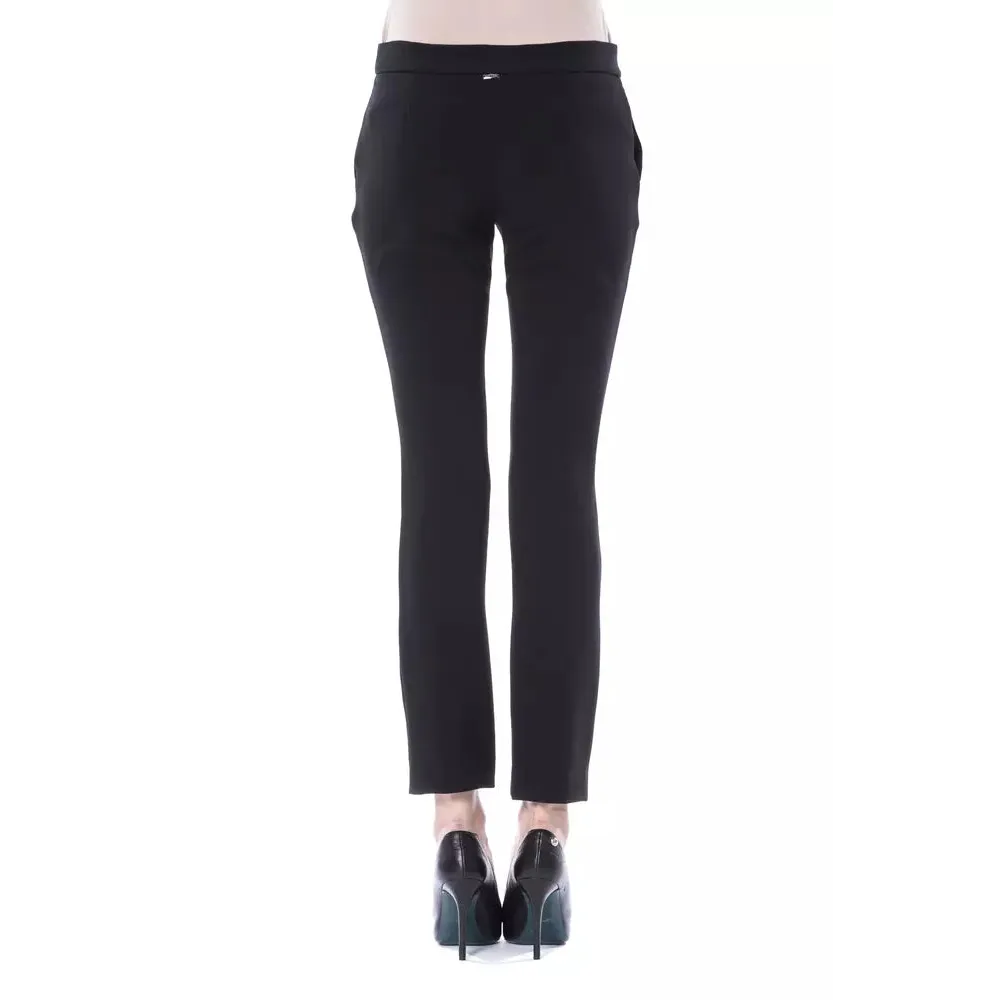 BYBLOS Black Polyester Women Pants