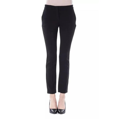BYBLOS Black Polyester Women Pants