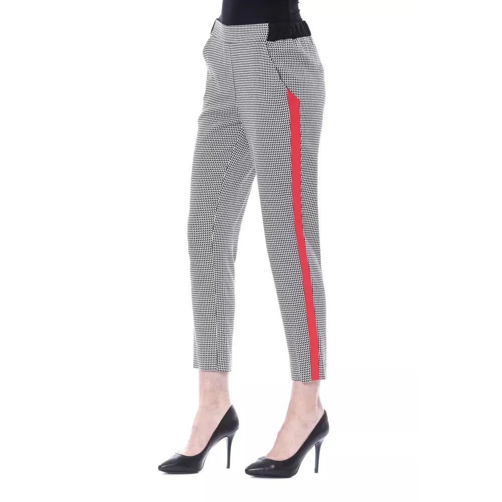 BYBLOS Black Viscose Women Pant