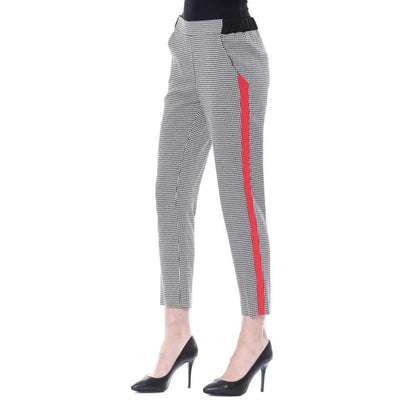 BYBLOS Black Viscose Women Pant