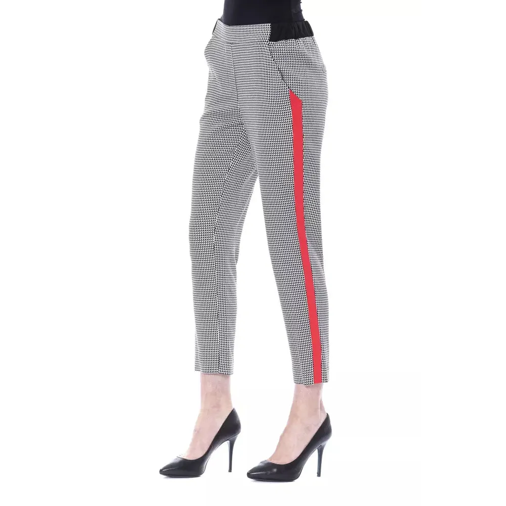 BYBLOS Black Viscose Women Pant