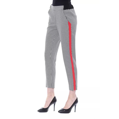 BYBLOS Black Viscose Women Pant