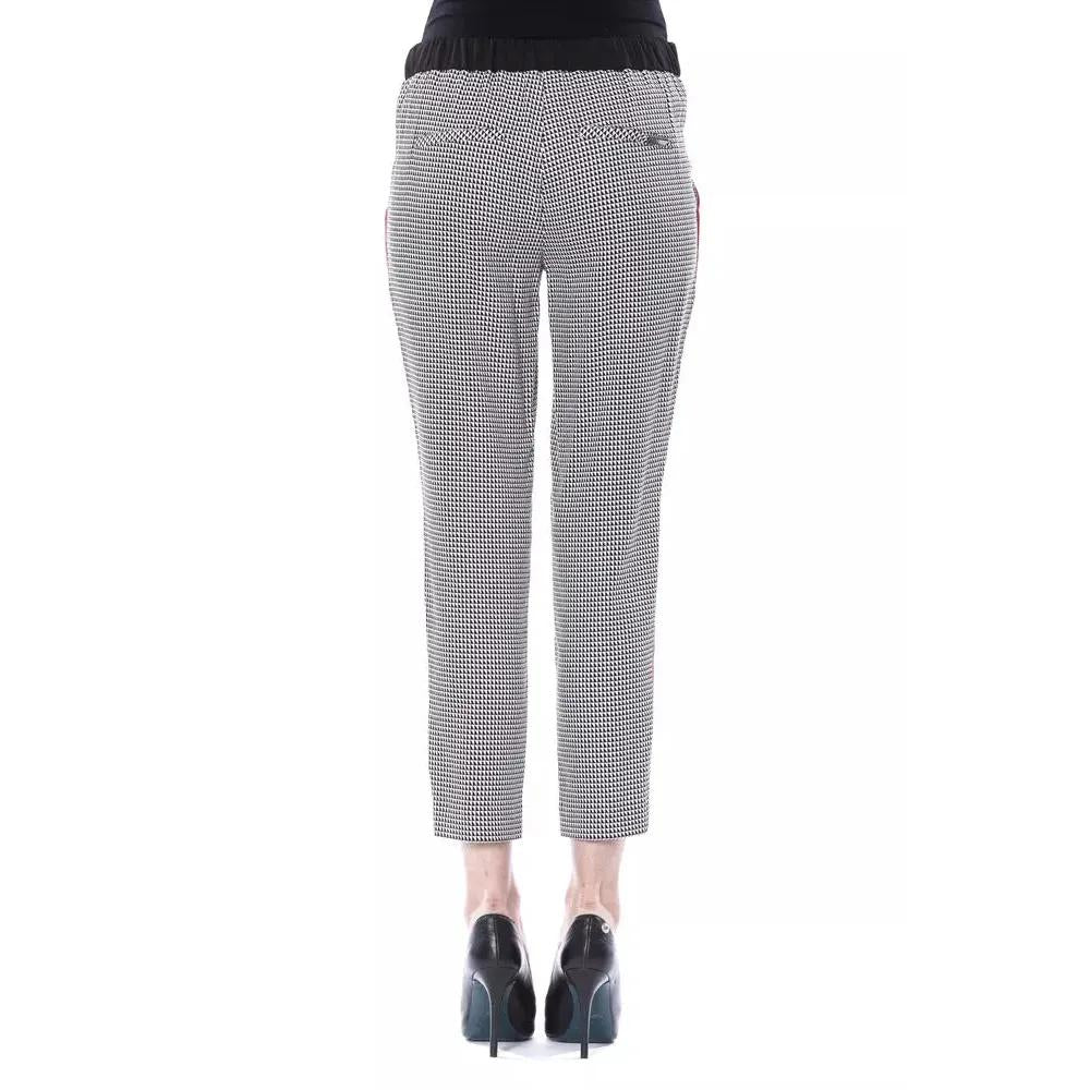 BYBLOS Black Viscose Women Pant