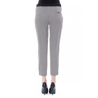 BYBLOS Black Viscose Women Pant