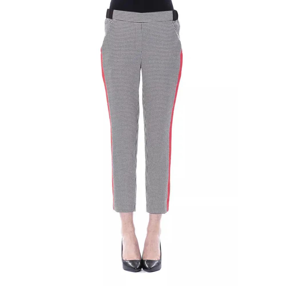 BYBLOS Black Viscose Women Pant