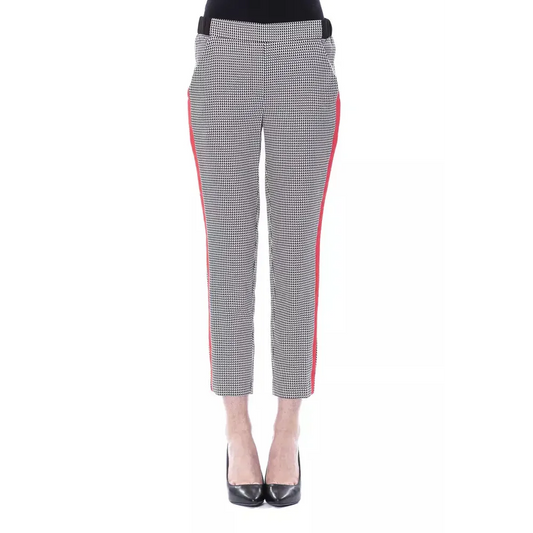 BYBLOS Black Viscose Women Pant