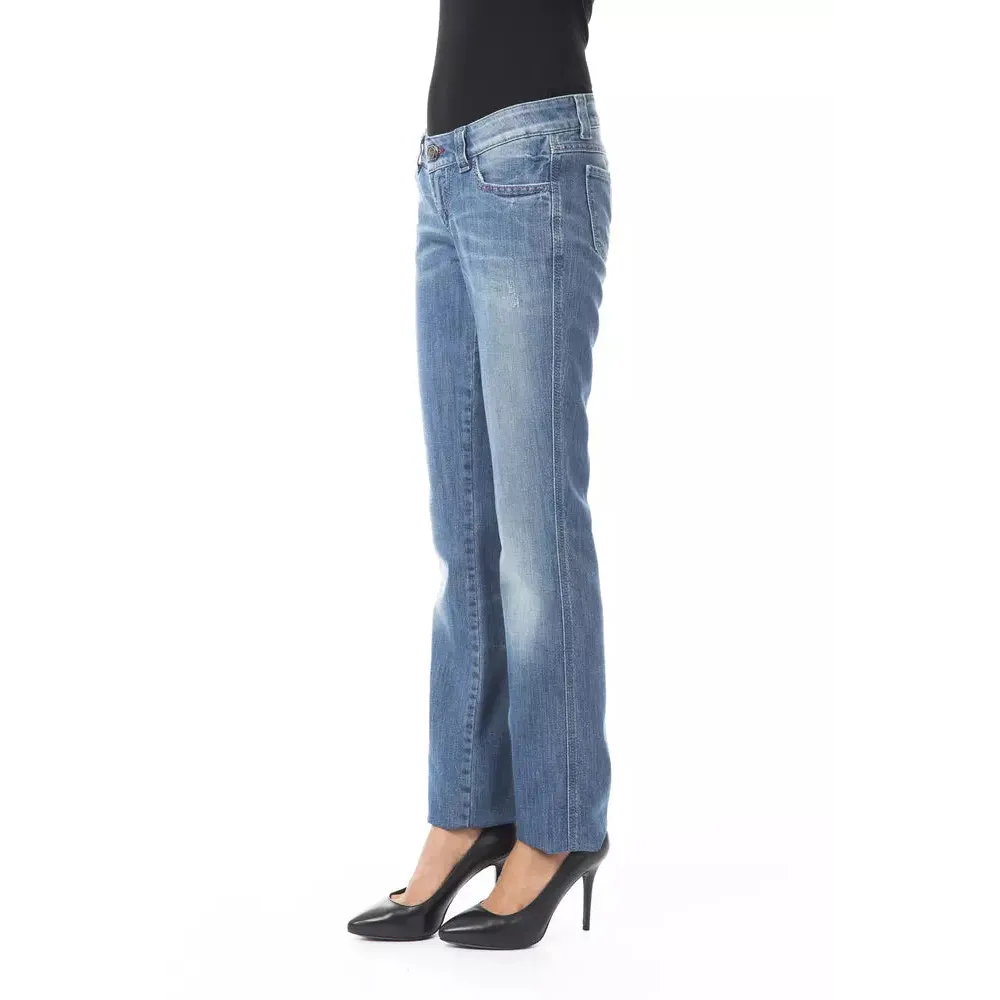 BYBLOS Blue Cotton Women Jeans