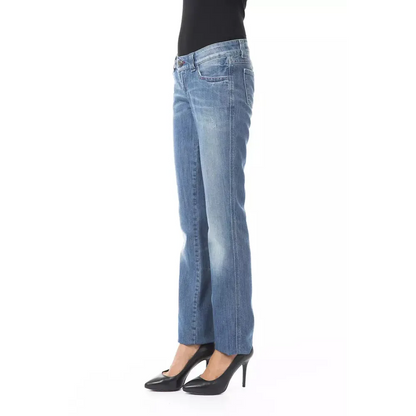 BYBLOS Blue Cotton Women Jeans