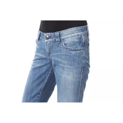 BYBLOS Blue Cotton Women Jeans