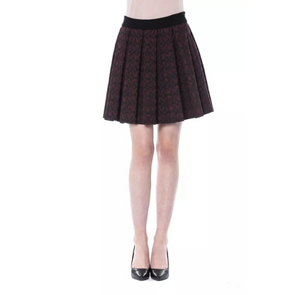 BYBLOS Brown Cotton Women Skirt