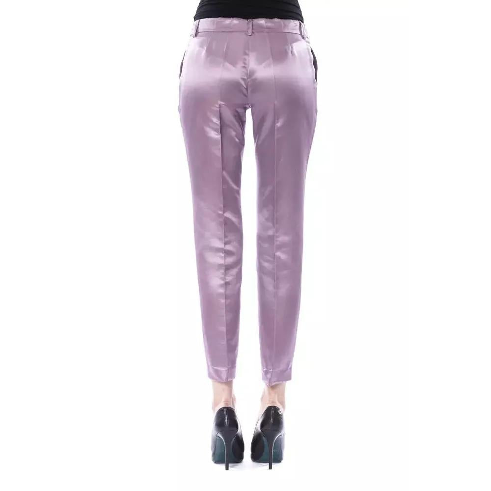BYBLOS Purple Cotton Women Pants