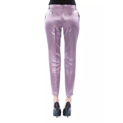 BYBLOS Purple Cotton Women Pants