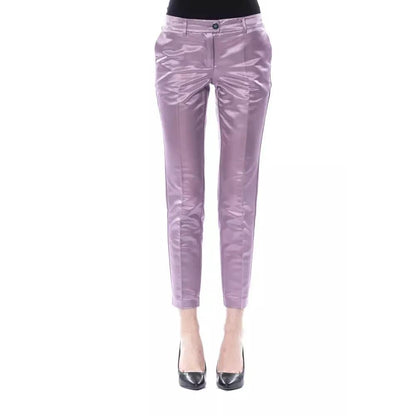 BYBLOS Purple Cotton Women Pants