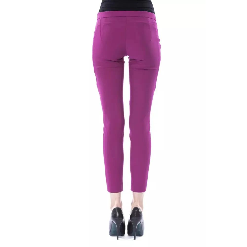 BYBLOS Purple Polyester Women Pants
