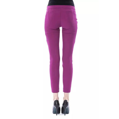 BYBLOS Purple Polyester Women Pants