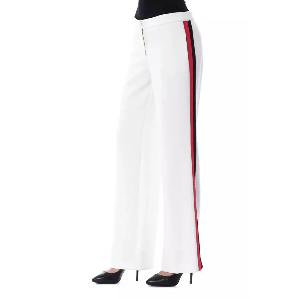 BYBLOS White Polyester Women Pants