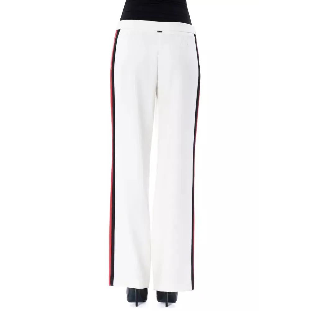 BYBLOS White Polyester Women Pants