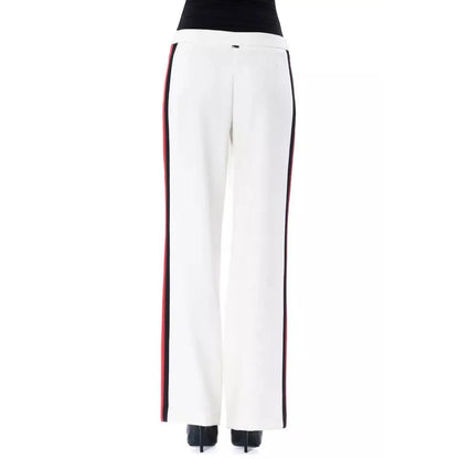 BYBLOS White Polyester Women Pants