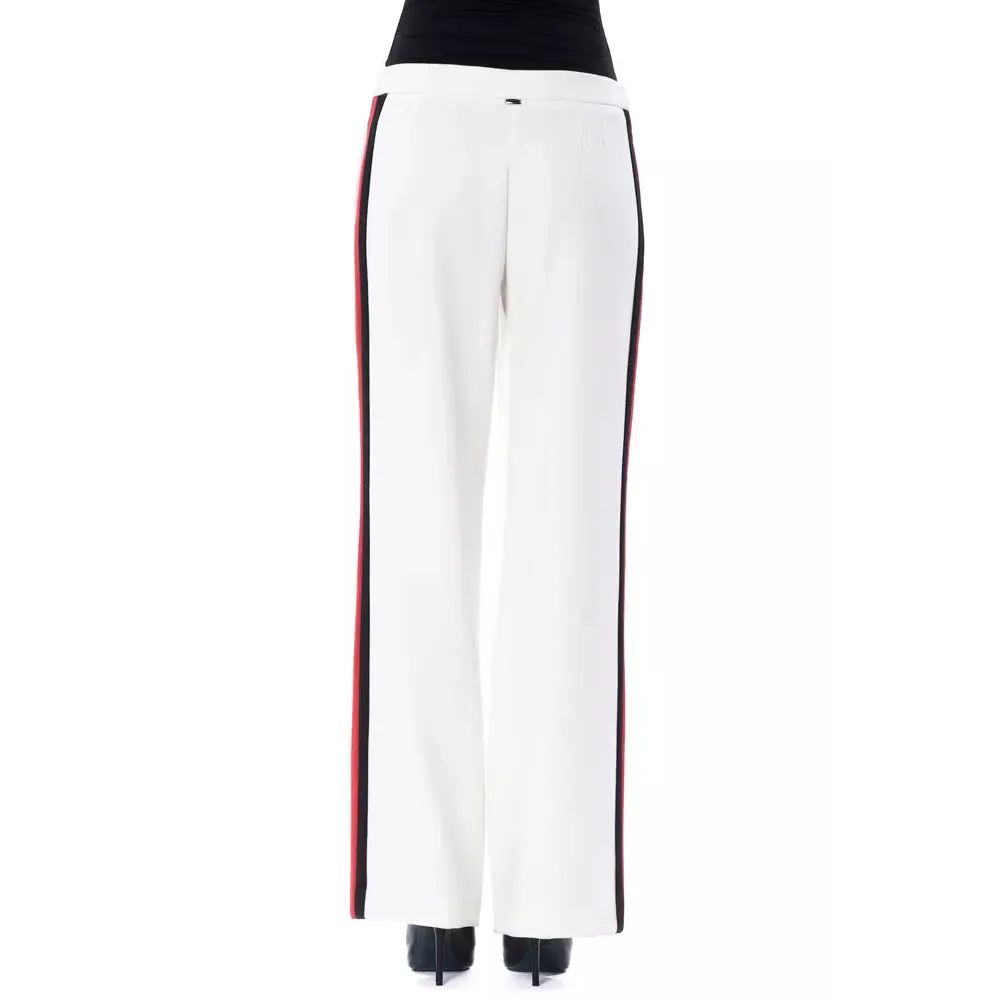 BYBLOS White Polyester Women Pants