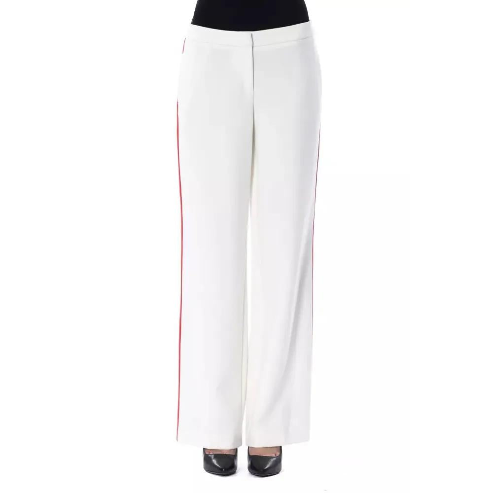 BYBLOS White Polyester Women Pants