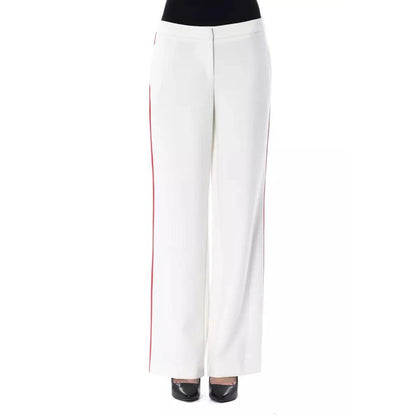 BYBLOS White Polyester Women Pants