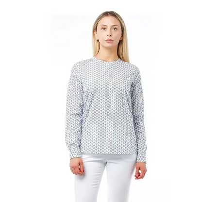 Bagutta White Cotton Women Blouse