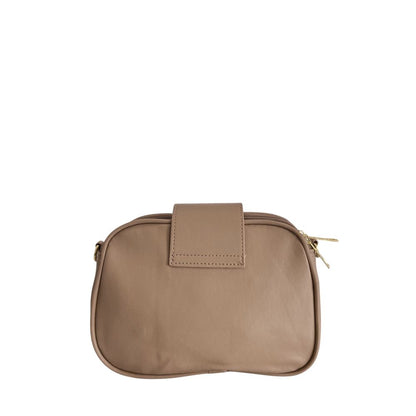 Baldinini Trend Beige PU Women Crossbody