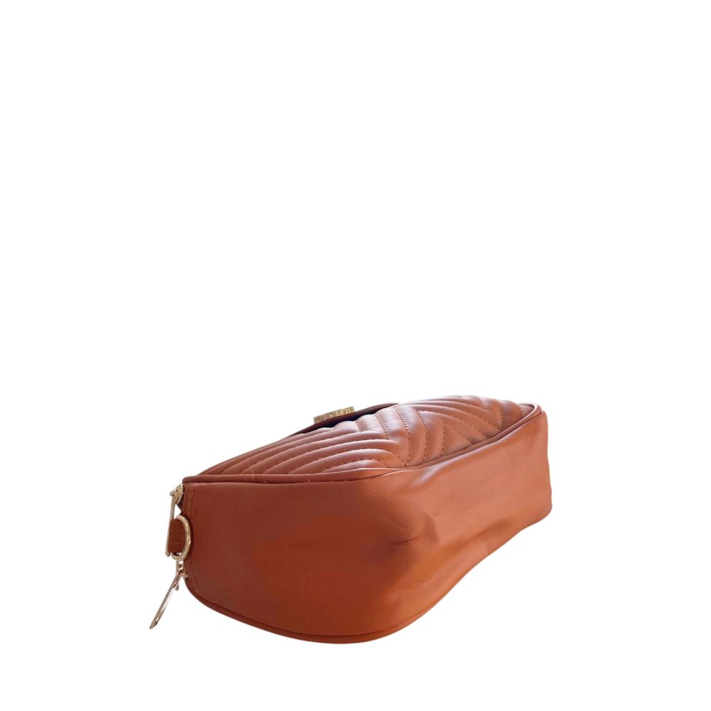 Baldinini Trend Brown PU Women Crossbody Bag