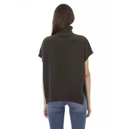 Baldinini Trend Green Wool Women Sweater