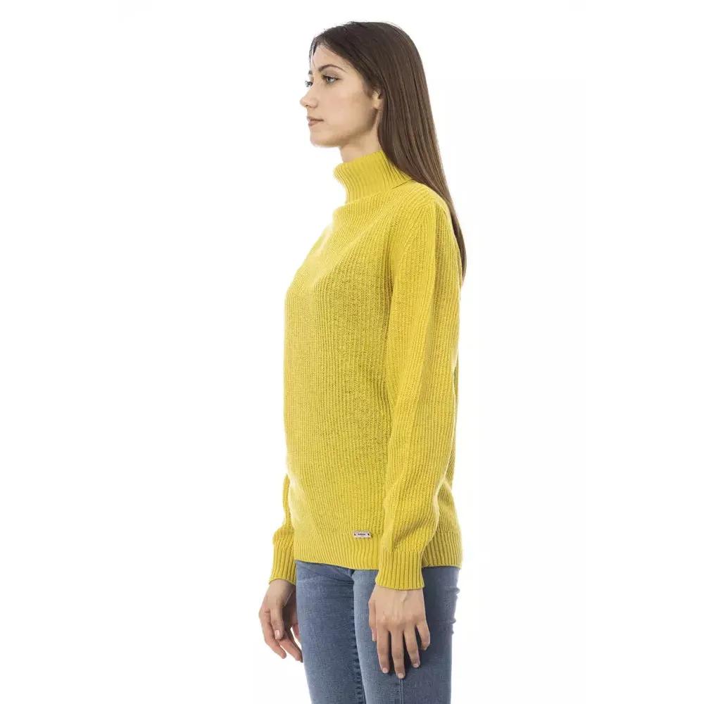 Baldinini Trend Yellow Wool Women Sweater