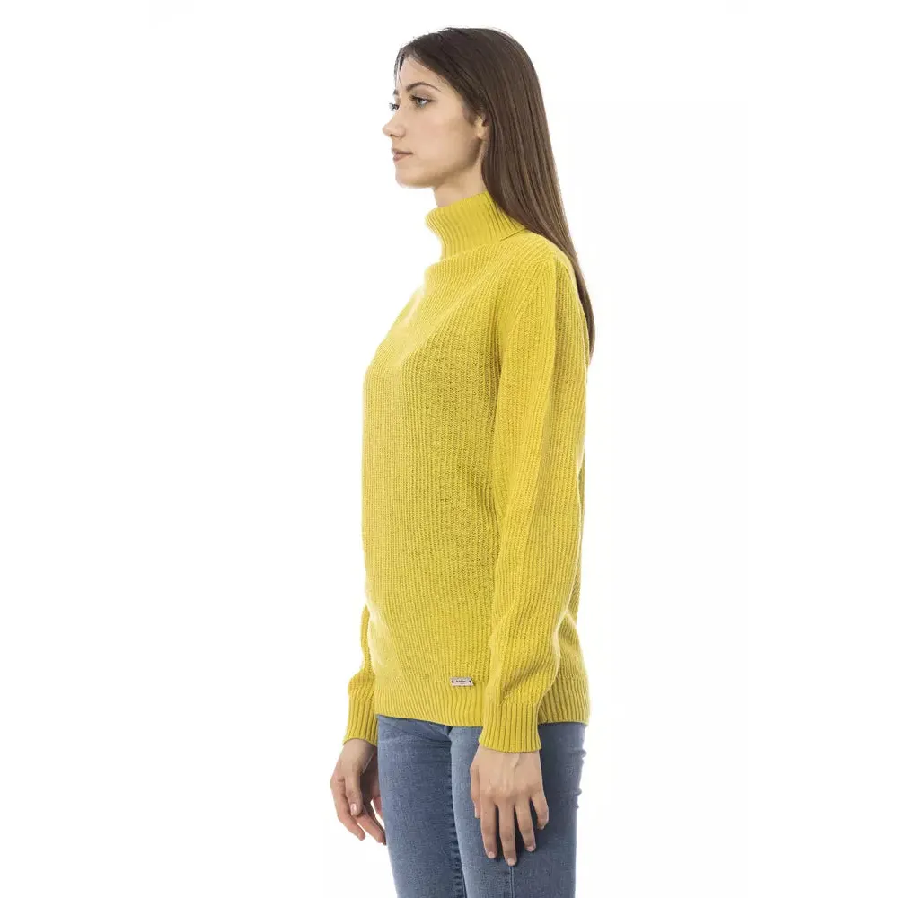 Baldinini Trend Yellow Wool Women Sweater