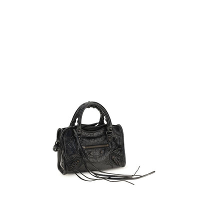 Balenciaga Black Lamb Ovis Aries Aries Handbag