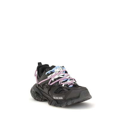 Balenciaga Black Polyester Athletic Sneakers