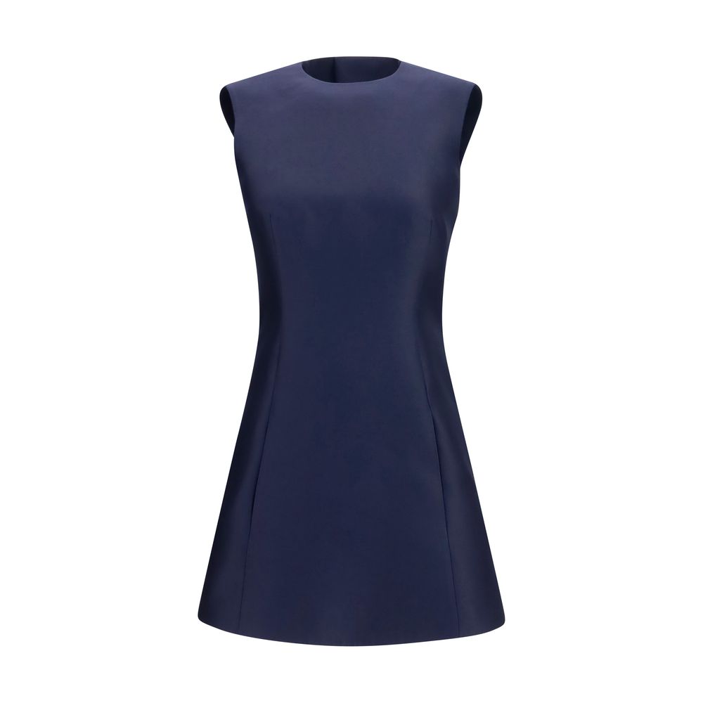 Balenciaga Blue Wool Oves Aries Casual Dress