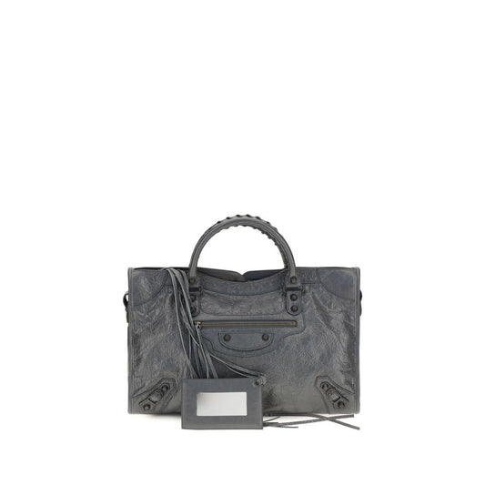 Balenciaga Gray Lamb Ovis Aries Aries Shoulder Bag
