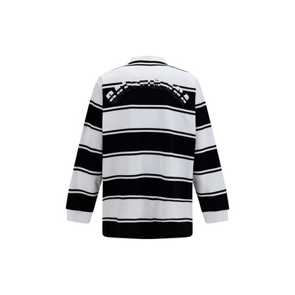 Balenciaga White Cotton Polo Shirt