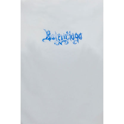 Balenciaga White Cotton T-Shirt