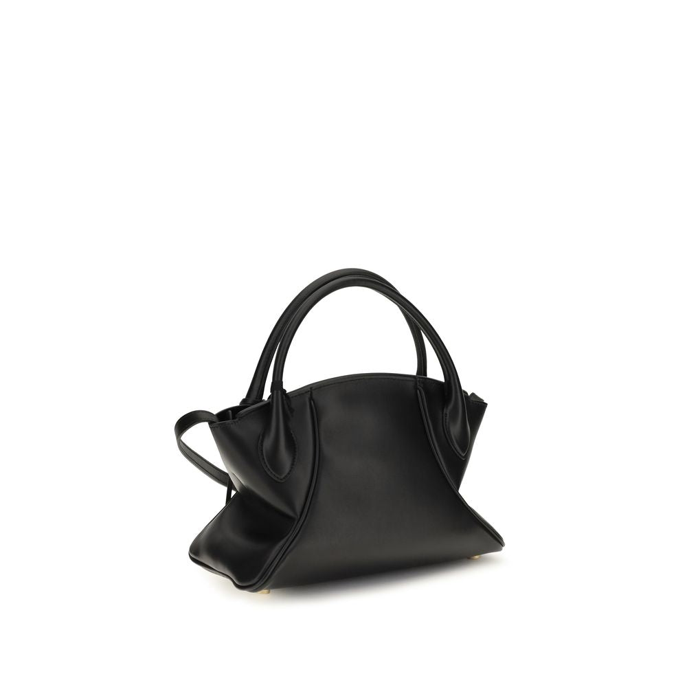 Balmain Black Calf Leather Bos Taurus Shoulder Bag