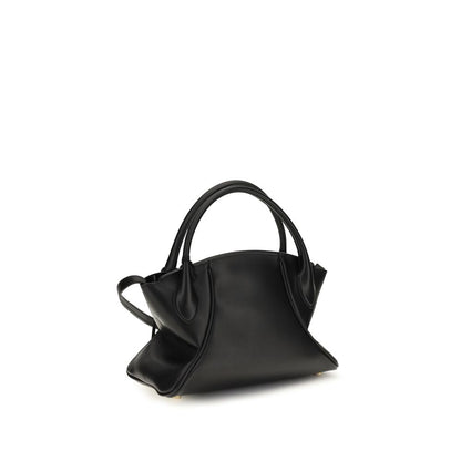 Balmain Black Calf Leather Bos Taurus Shoulder Bag