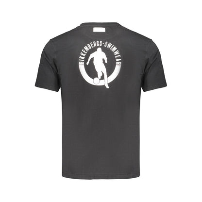 Bikkembergs Black Cotton Men's T-Shirt