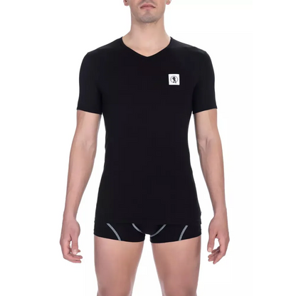 Bikkembergs Black Cotton Men's T-Shirt